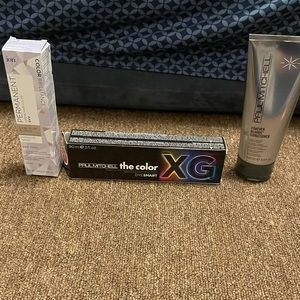 Hair dye and shampoo